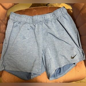 Light blue Nike shorts
